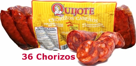 Chorizo casero Quijote 16 units Pack of 2